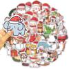 50 Cute Christmas Animal Doodle Stickers Personalize Your Guitar Notebook And Luggage With Waterproof Decals