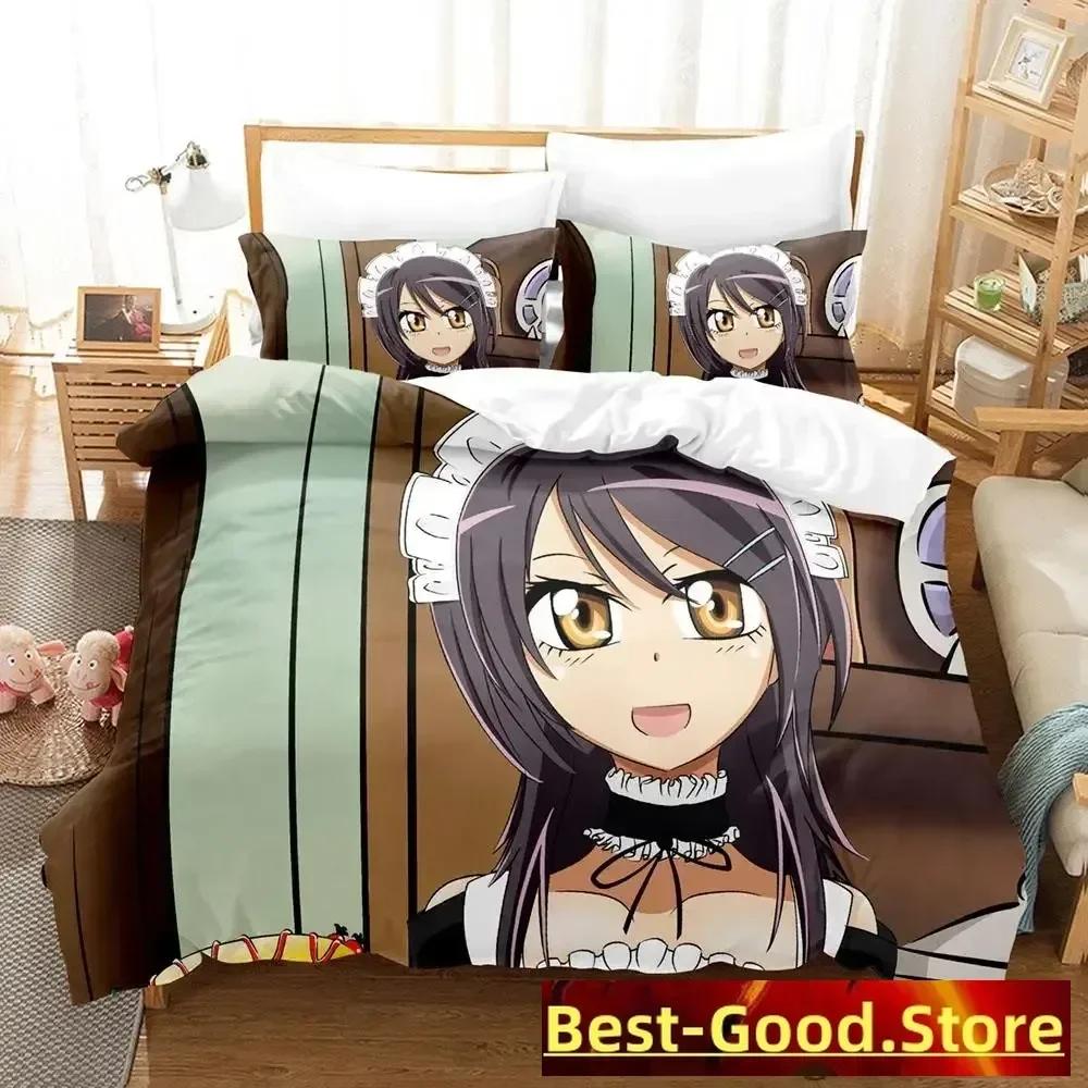 Kawai New Kaichou Wa Maid-sama Beding Set Printed Bed Linen Set With Pilowcase Bed Soft Duvet Cover Soft Single Double Quen King-Sized Dimensionsd