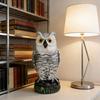 Waterproof Owl Bird Deterrent Shaking Head Sunscreen Fake Owl Outdoor Use Plastic Material Plastic Owls Outdoor Pest Control