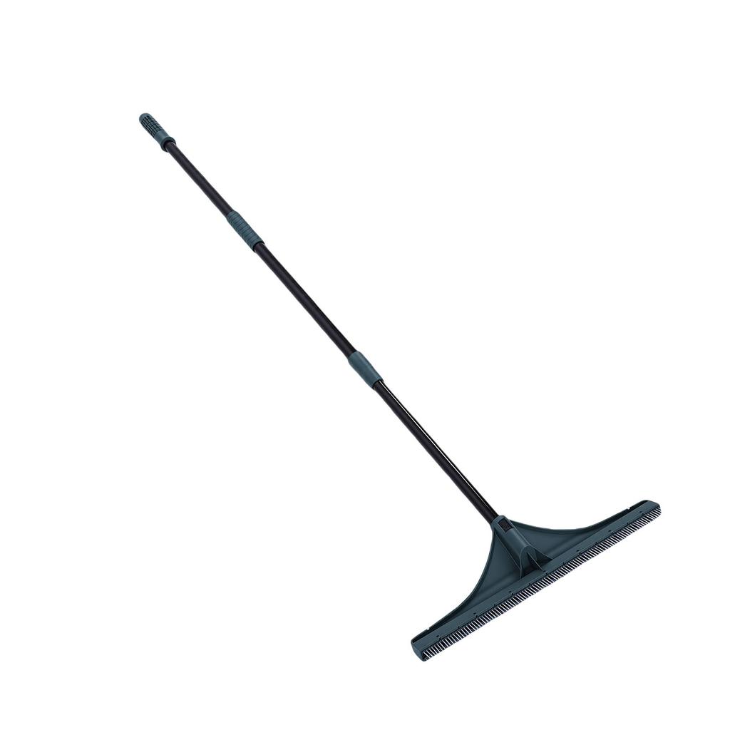 Artificial grass rake, 3-piece pole lawn brush with non-slip handle for walkways in the garden, on the terrace, for efficient   removal of fallen l