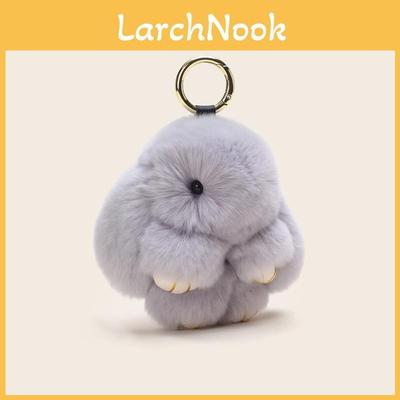 Charming Plush Rabbit Fur Keychain Hang Pendant For Elegant Girls Gift Ideas