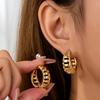 Exquisite Hollow Ear Buckle Temperament Versatile Simple Trend Earrings Earrings