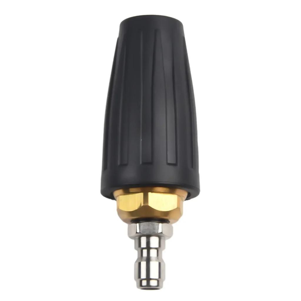 Pressure Washer Turbo Nozzle 4000 PSI Accessories Accessory Black Parts Protective Sleeve Quick Connect Rotating
