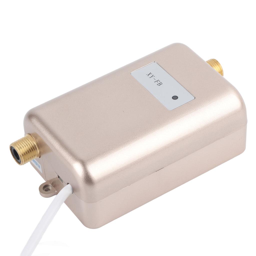 Gold Home Kitchen Hot Cold Mini Instant Water Heater with Indicator Light