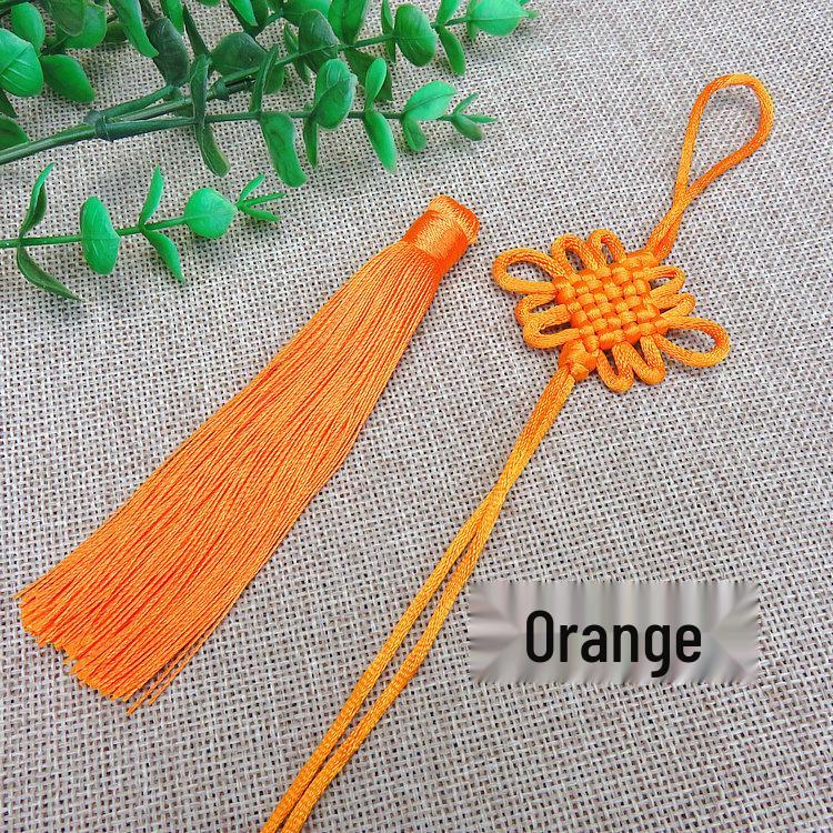 Chinese Knot Car Pendant - Handmade Tassel Accessory (Pack of 6)