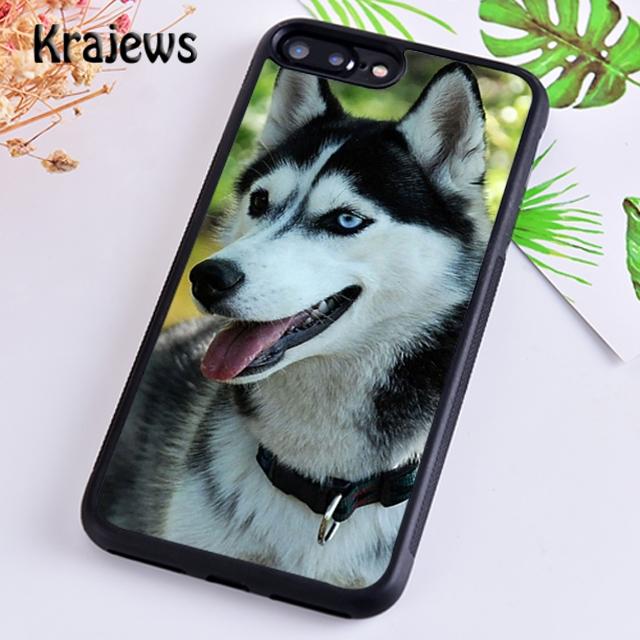 Krajews Animal Husky puppy Phone Case Cover For iPhone 17 Air 16 15 14 plus 12 13 pro max coque Shell Fundas