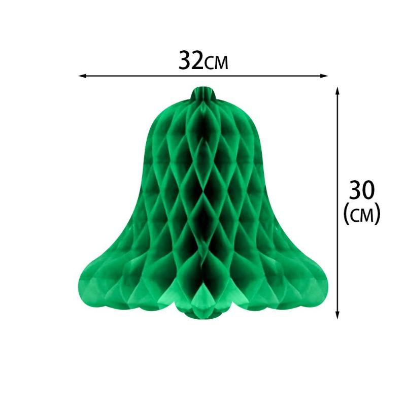 Christmas Party Decoration 3D Honeycomb Pendant Christmas Tree Honeycomb Ball Hanging Ornament Year Home Decor