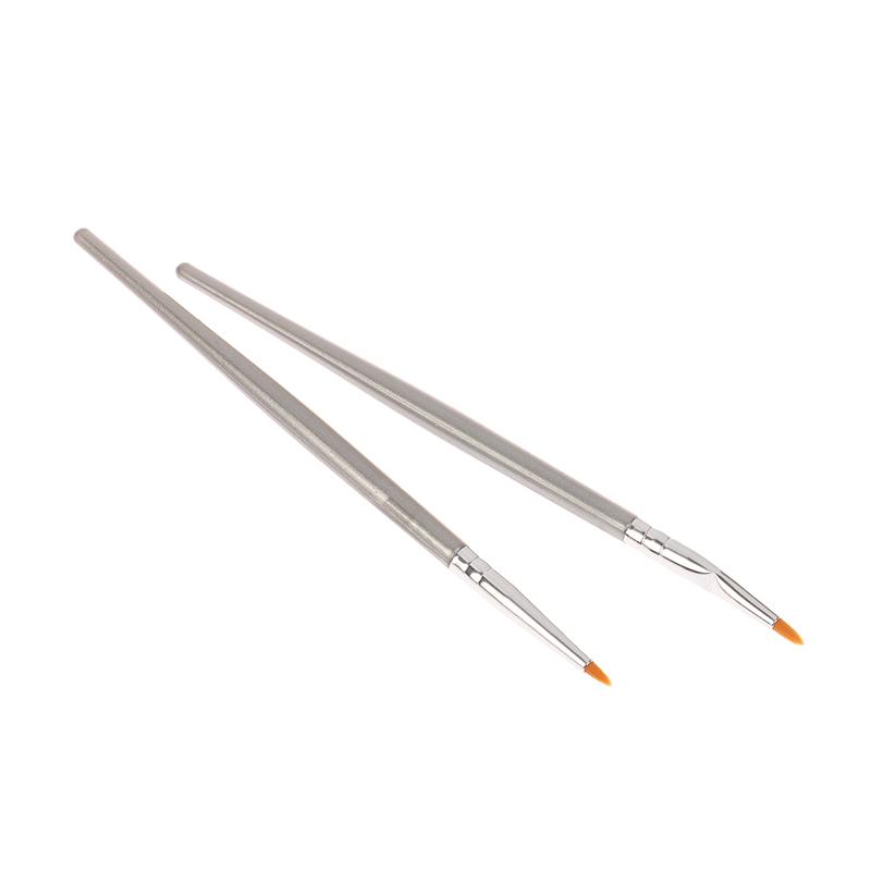 Fine Angled Eyeliner Brushes, Precision Gel Eye Liner Brush,Synthetic Bristles Eye Makeup Tool,Ultra Thin Slanted Flat Angle For