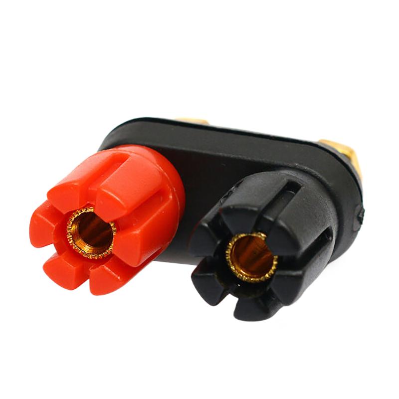 For Speaker Amplifier Speaker Banana Plug Binding Post Terminal Connector Banana Socket Dual Female Banana Plug