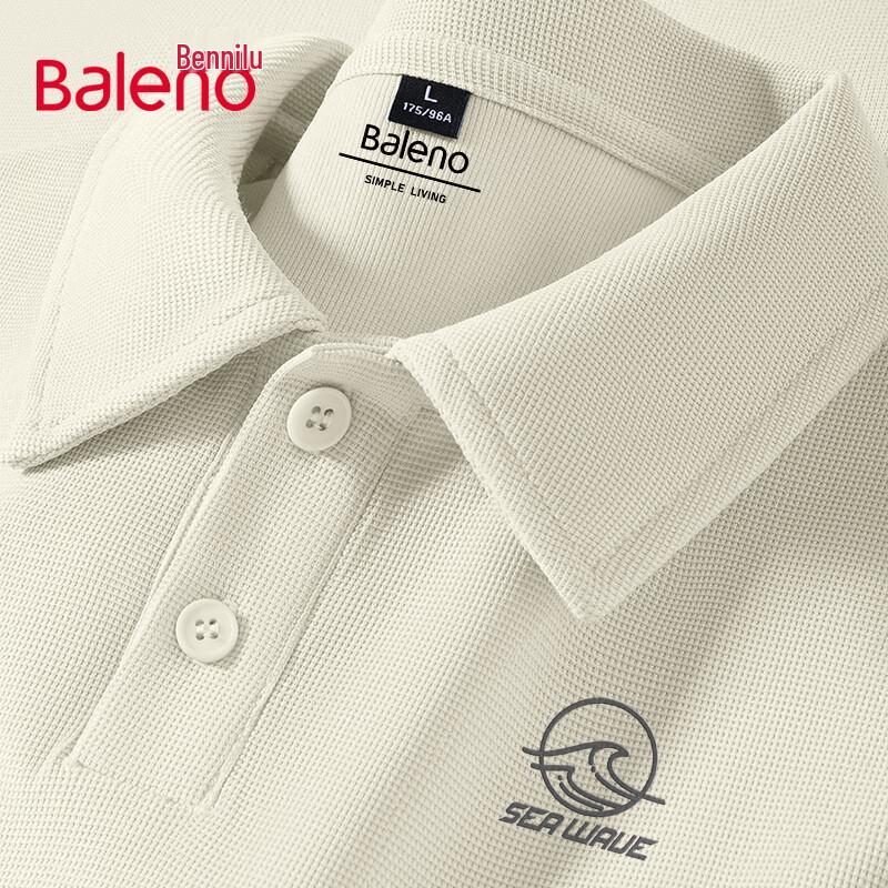 Baleno Men's Waffle Knit Polo Shirt