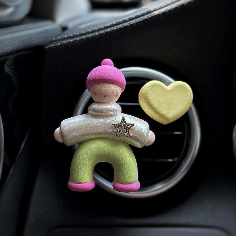 2024 New Arrival Creative Car Aromatherapy Perfume Car Vent Decoration Fragrant Stone Car Interior Decoration Ornament Gift