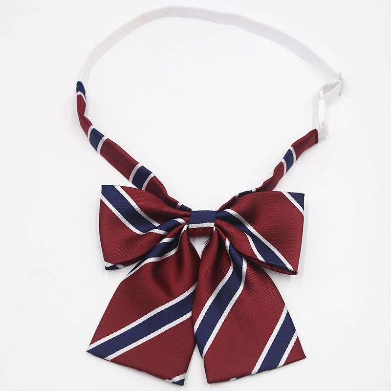 Yarn Striped Button Tie Necktie