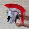Romersk Soldat Centurionhjälm Graverad Stålreplika för Cosplay Heminredning