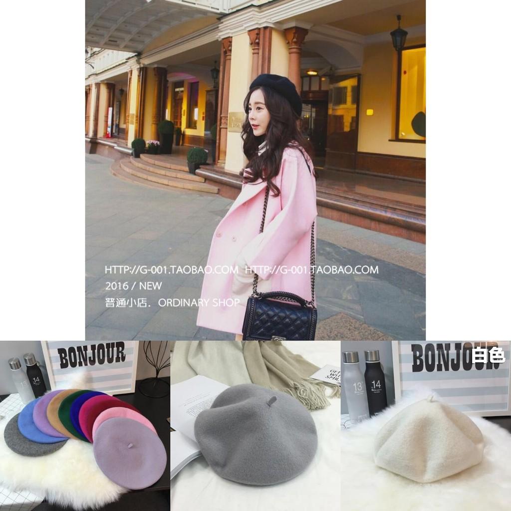 Anspruchsvolle Woll-Barettmütze für Damen, elegant und jugendlich, ideal für Reisen und Outdoor-Aktivitäten