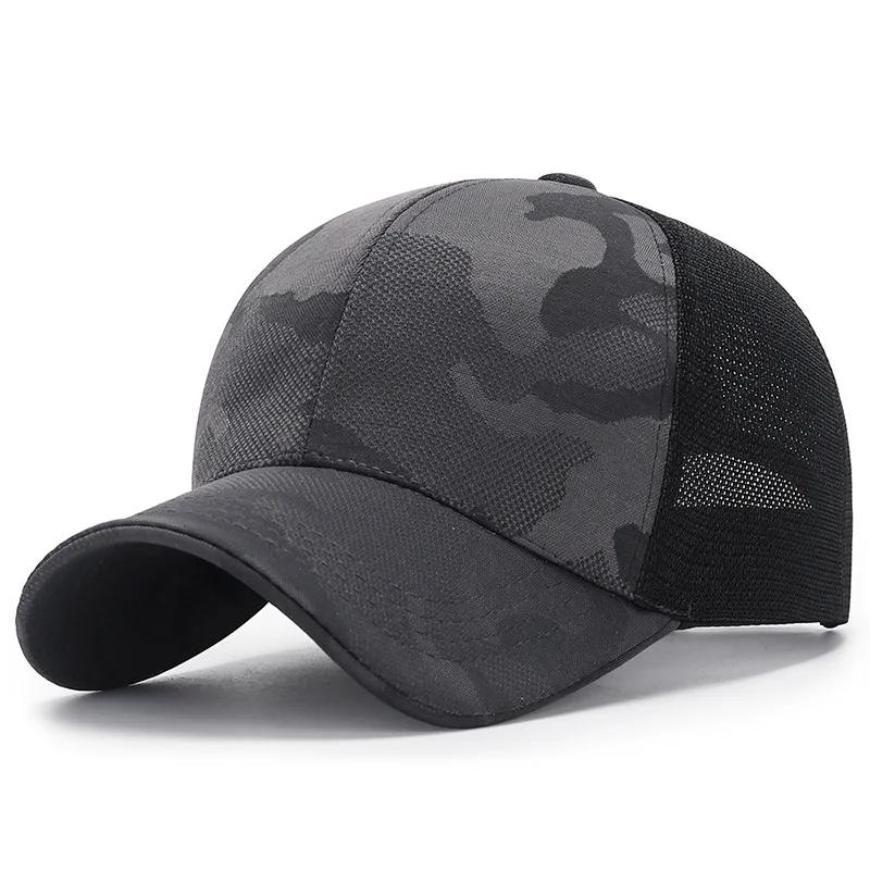 New Unisex Camouflage Baseball Cap Fashion Men Breathable Adjustable Sun Hat Outdoor Hunting Snapback Caps Casual Trucker Hats