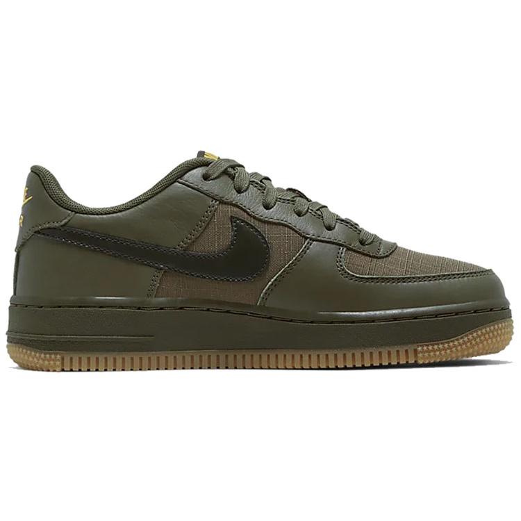 New Nike Air Force 1 Low LV8 Gore Tex Olive GS CQ4215-200
