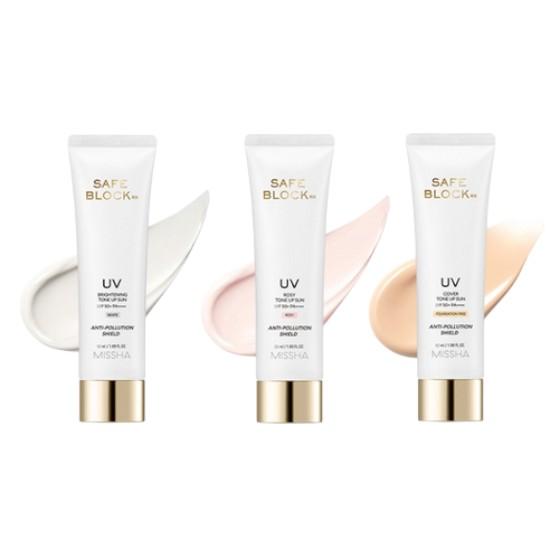 MISSHA Safe Block RX Cover Tone-Up Sun Cream SPF50+ PA++++ 50ml