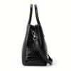 Aidrani Mode Damen Handtasche Oberfläche Krokodil Muster einfarbig High-End Luxus Rindsleder große Tasche