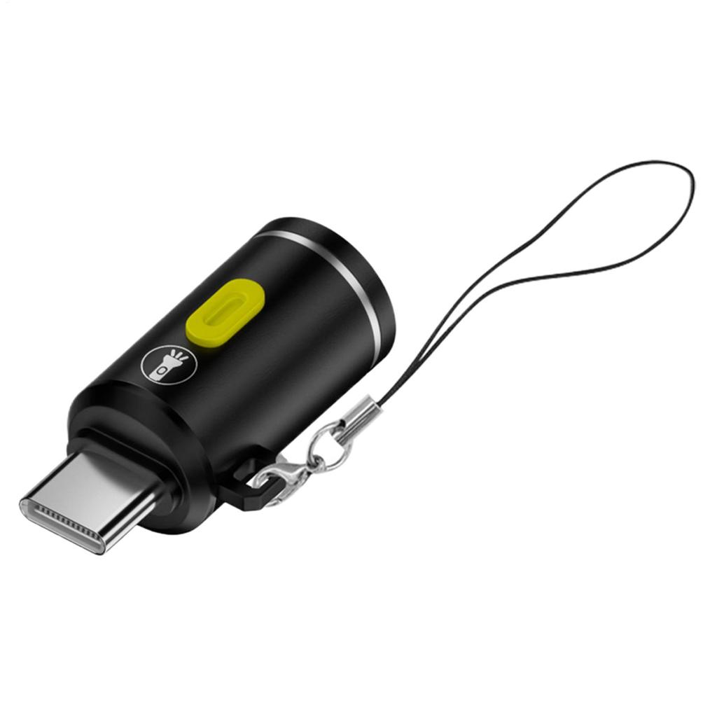 1pc High Efficiency LED Torches Mini USB C Flashlight For Multiple Scenario Including Hiking And Emergency Camping