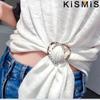 1PC Corner Knot Buckle Scarf Brooch All Match Artifact Shirt Hem T Shirt Womens Decorative Jewelry Accessory