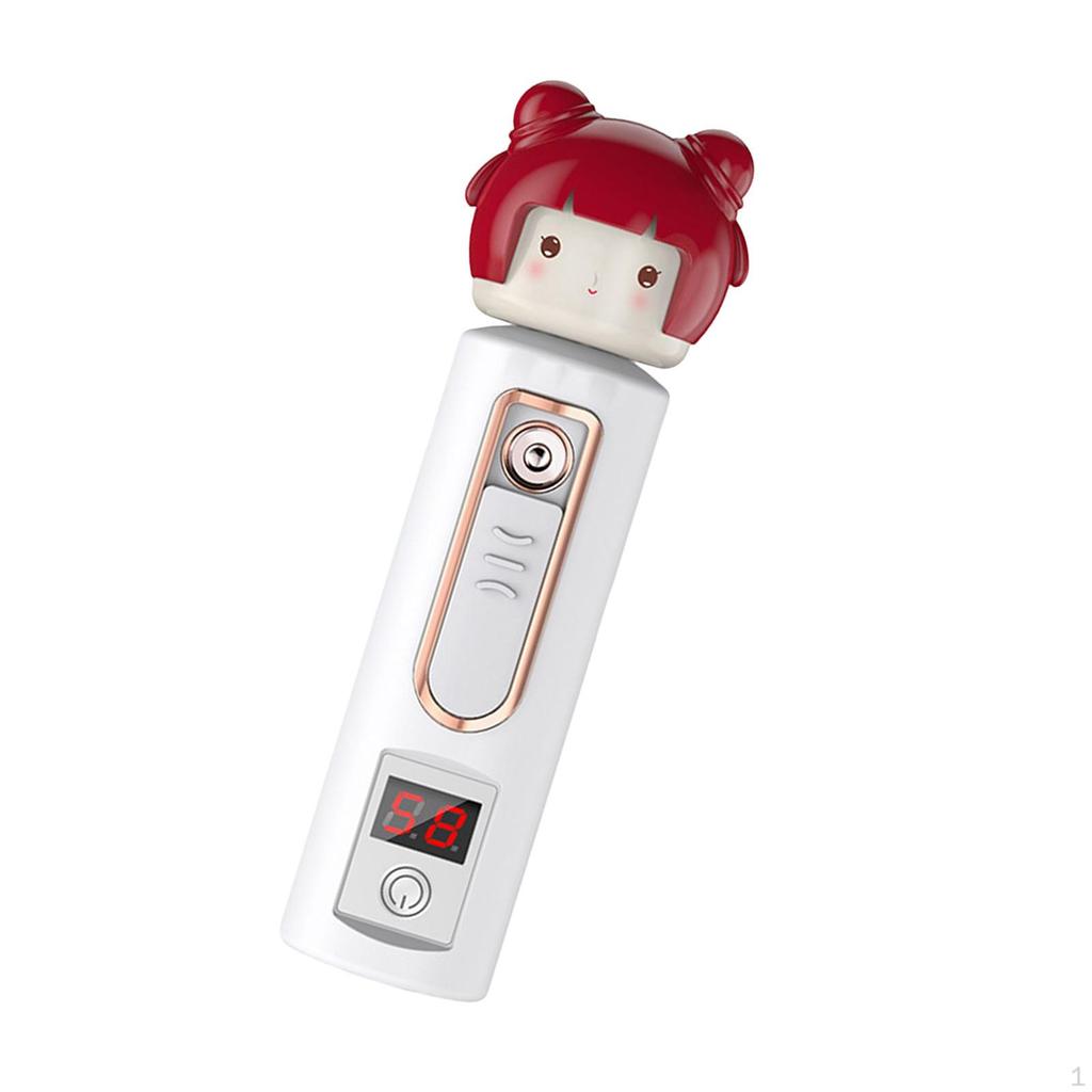 Facial Mister with Skin , Digital Display Atomization Hydrating USB 30ml Mist er for