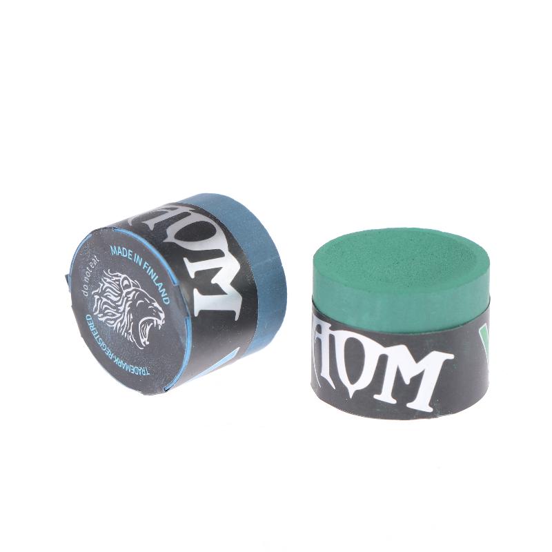 1 Pcs With Storage Box No-Slip Billiard Chalks Pool Cue Stick Chalk Snooker Easy Powder Billiard Chalk Pool Accessories