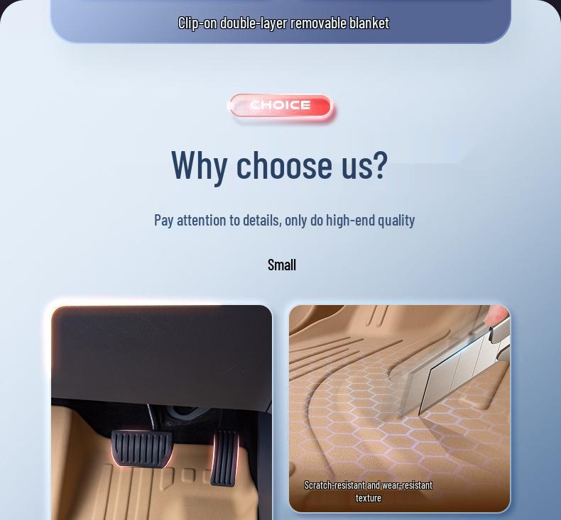 Galaxy Starship 7 TPE2025 Foot Mats for Geely Galaxy EM-i Car Interior Accessories