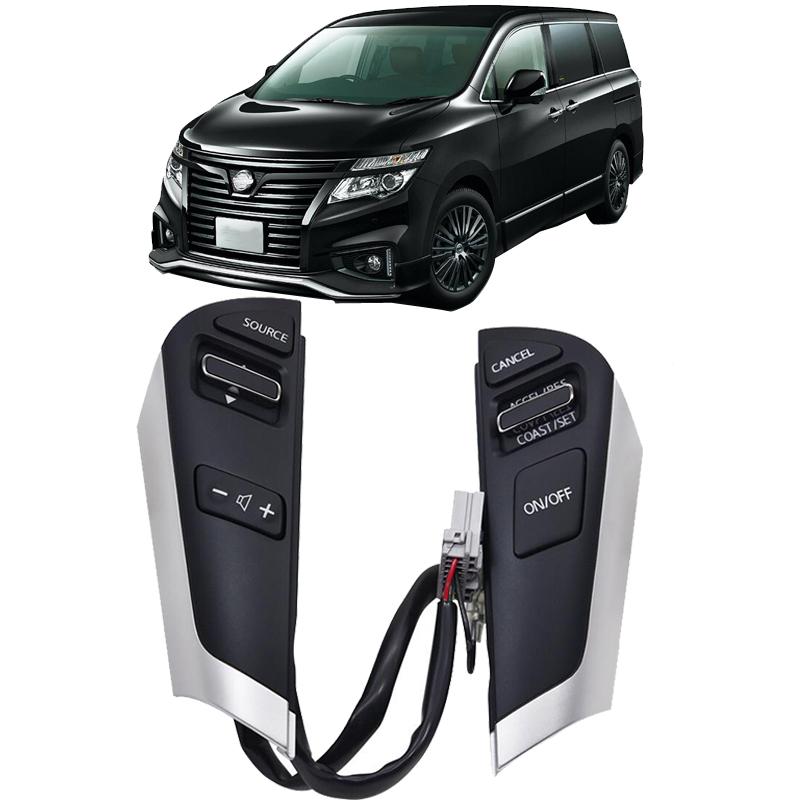 Car Steering Wheel Cruise Audio Volume Music Control Switch Buttons For Nissan Teana J32 Elgrand E52
