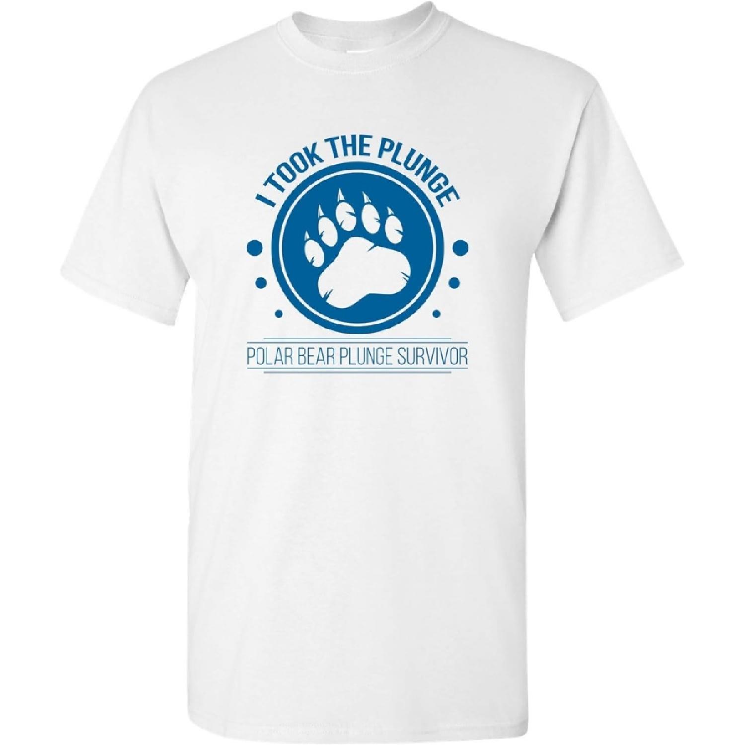 Polar Bear Plunge - New Year s Eve Holiday Survivor T Shirt XXXXXL белый