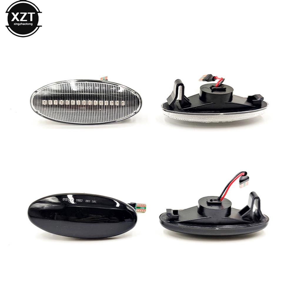 2Pcs Car Dynamic LED Side Repeater Indicator Light Flowing Side Marker Signal Lamp Light for BMW Mini Cooper R50 R52 R53 02-08