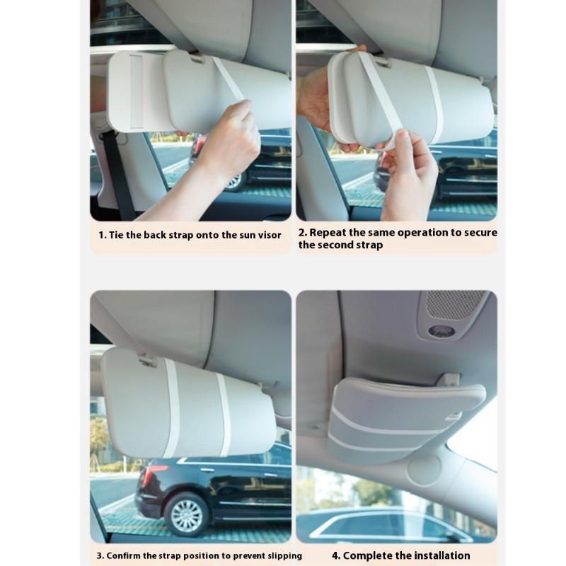 1 Stück Sonnenblende Platte LED HD Make-up Spiegel Auto Innenspiegel für Mädchen Wiederaufladbar Fülllicht Universell Dünner Schminkspiegel