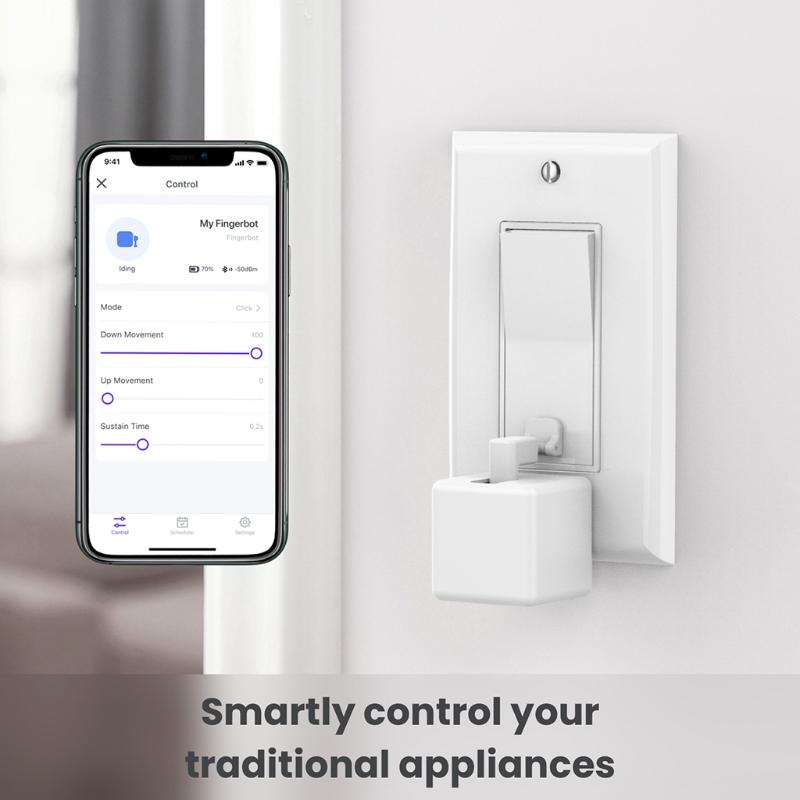 Fingerbot Smallest Robot APP Control for Smart Mechanical Arms Bluetooth-compatible Connection Intelligent Home System