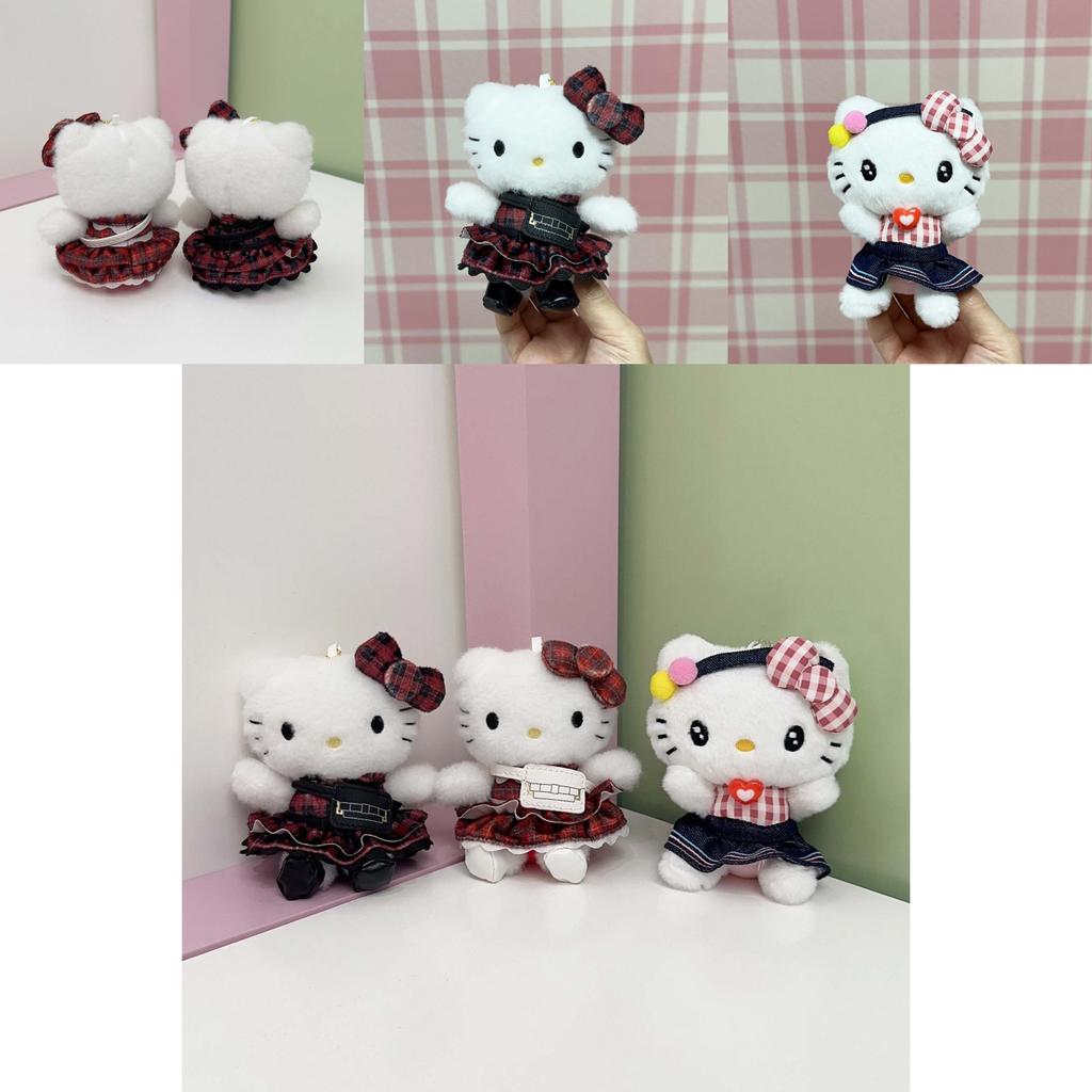 Plush Toy With Denim Pattern And Cartoon Design For Kids Gift