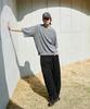 GLW Two-Tone Mixed Half Knit Gray