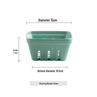 ZISIZ Ziemeļvalstu keramikas augļu un drenāžas grozs