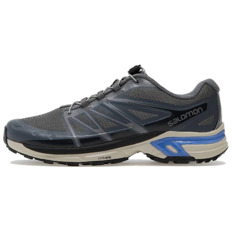 SALOMON Xt-Wings 2 Retro Sports Breathable Lightweight Low-Top Casual Running Shoes Men Sneakers Gray 413961