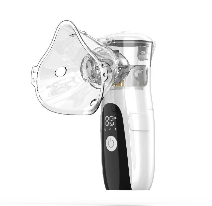 Portable Ultrasonic Micro-Mesh Nebulizer for Children - Silent, Handheld, Bilateral Design