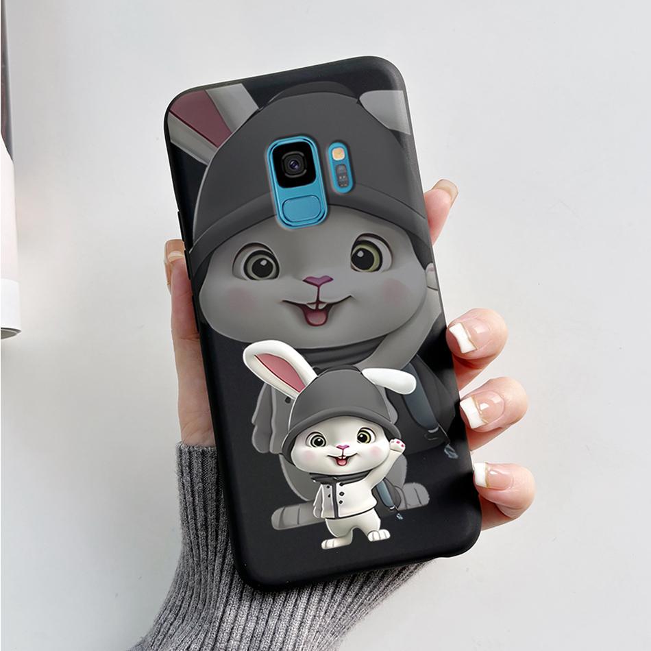 Case For Samsung Galaxy S9 S 9 Plus Phone Cover Cute Cat Cartoon Bear Frog Soft TPU Coque For Samsung S9 Bumper S9+ S9PLUS Funda