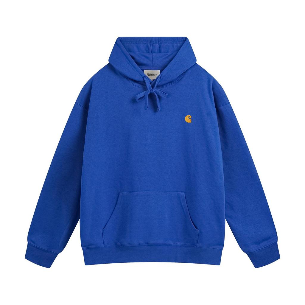 WIP Pánská klasická mikina s kapucí a vyšívaným logem Trendy mikina Carhartt