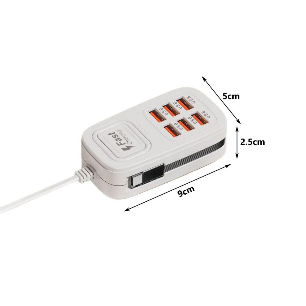 USB Type-C Fast Charging Station Multiple Ports Desktop Charger Power Socket Adapter  Home Office
