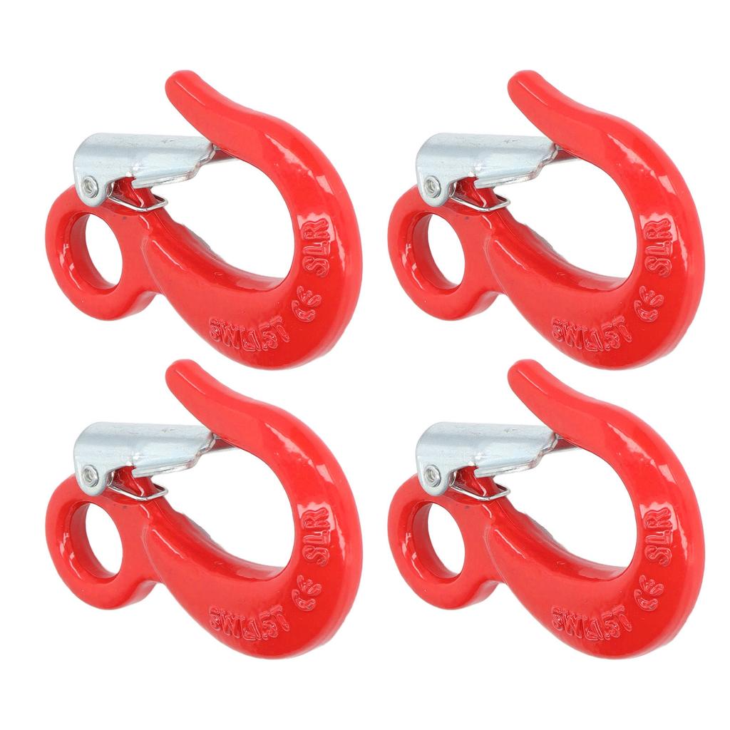 4Pcs Slip Hook Thickened Sturdy High Temperature Quenching Convenient Safe Hoist Sling Hook