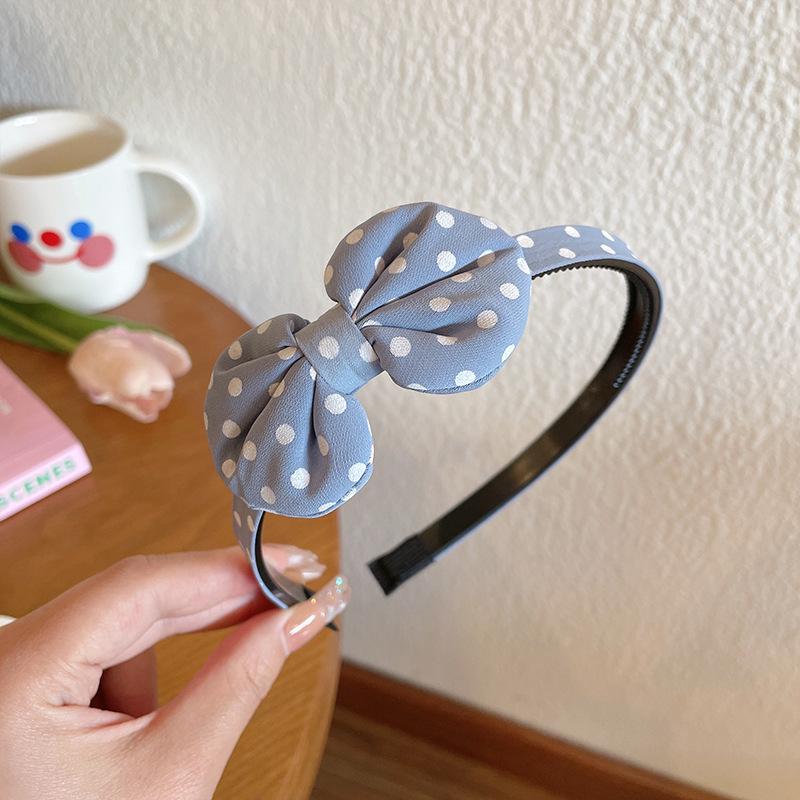 Children'S Bow Headband Girls Polka Dot Headband Sweet And Cute Princess Headgear Non-Slip Pressure Hair Does Not Hurt Hair Accessories