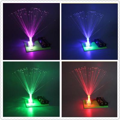 Seven-Color Fiber Optic Lamp Kit: STEM Science Experiment for Primary Students