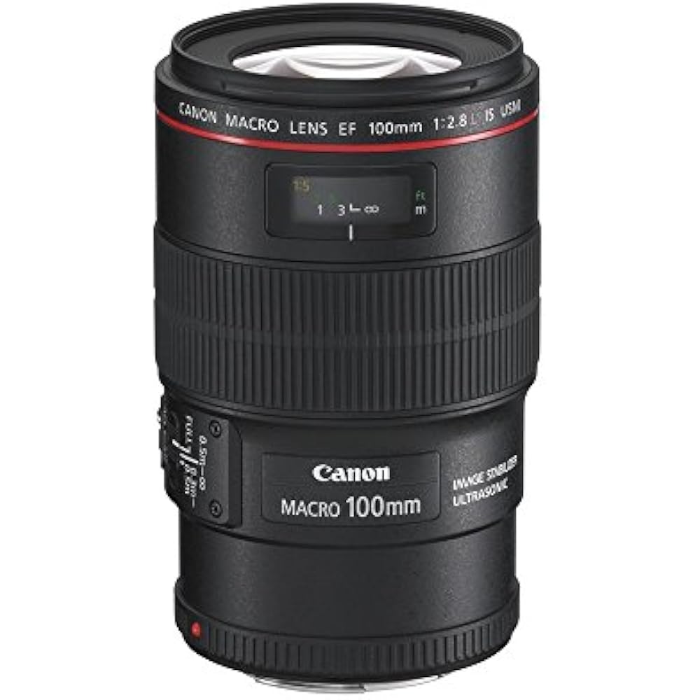 Canon EF Lens EF100mm F2.8L Macro IS USM Macro Lens