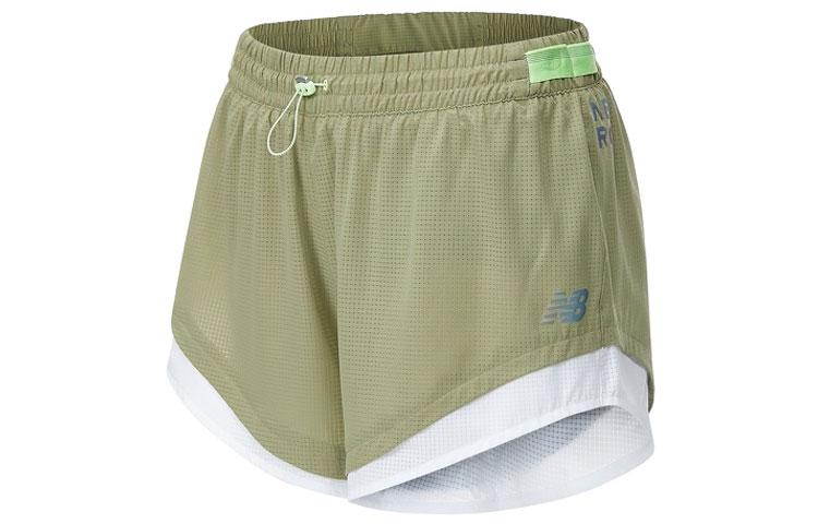 New Balance Running Shorts Women s Olive Green WS11279-OLF L