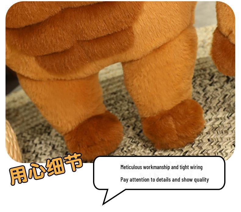 Internet Celebrity Muscular Capybara Plush Doll – Cute Ugly Pillow Gift