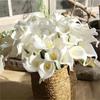 PU Calla Lily Simulation Flower Home Decoration Floral Arte Set Decoration Wedding Bouquet Diy