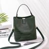 Retro Casual Alligator Handbags Women Crocodile Pattern Messenger Bag Lady Shoulder Crossbody Bag Female Purse Bucket Bags KTY