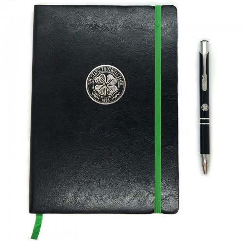 Celtic FC Crest A5 Notebook & Pen