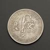 1959 Královna Alžběta starožitné mince, stříbrné dolary, vintage, evropské a americké řemeslné výrobky